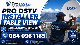 Installations, signal problems, dish alignment, decoder setup and repairs.📞 064 096 1185🌐 www.prod