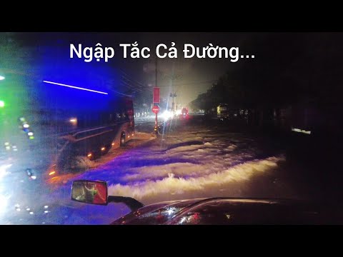 Video Hành Trình Xe Đầu Kéo Đêm Mưa Ngập Nước - Tú Chạy... - youtube