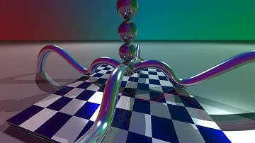 DirectX 12 Ray Tracing Demo - RTX 2060 - Chrome effect