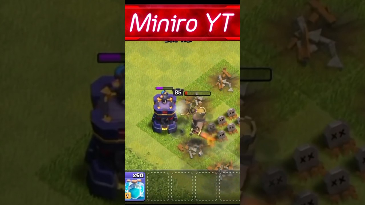 👑Barbarian King👑 vs Bomb tower 