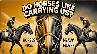 Why Do Horses Agree to Carry People on Their Backs Horse Riding horse mustang ho