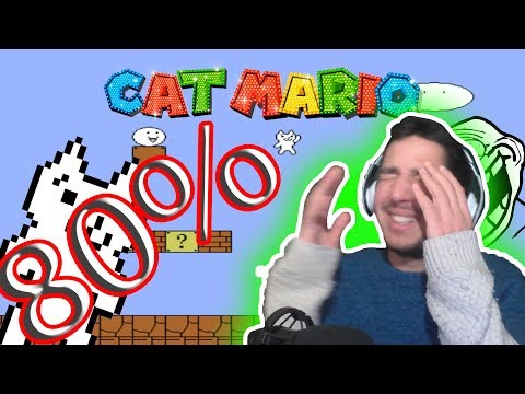 თამაში სადაც გეიმერების 80% პირველ ტურსაც ვერ ცდება!!! Cat Mario - Rage Game ( ნაწილი 1 )