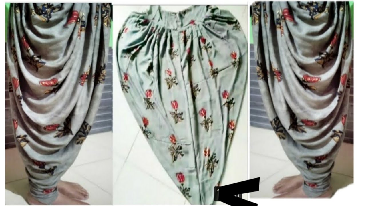 Dhoti salwar ki cutting and stitching very Easy YouTube