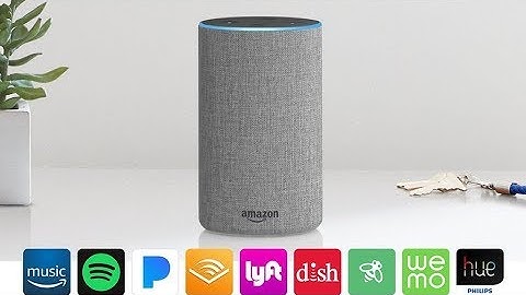Amazon Echo 2nd Generation Smart speaker with Alexa - Heather Gray Fabric