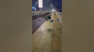 Floating CGI Cubes in Real Footage | Blender VFX #blender #vfx #cgi #creative