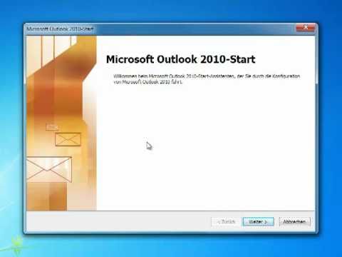 Ein Konto in Outlook 2010 einrichten
