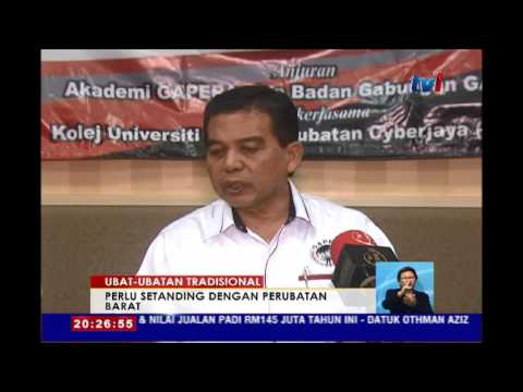Ubat Ubatan Tradisional Perlu Setanding Perubatan Barat 26 Feb 2017 Youtube