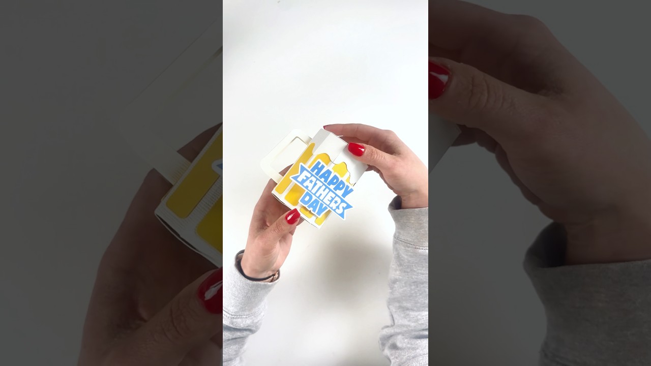 🎁 Make Dad’s Day in 3D! ✨Craft a Father’s Day gift box using just paper, layers, and love ✂️