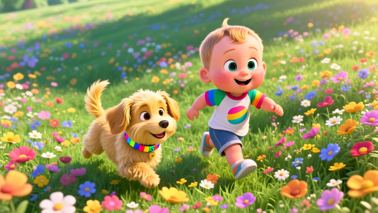 Baby Puppy Learns 123 🐶🔢 | Numbers Song for Kids | Fun Preschool Counting Video