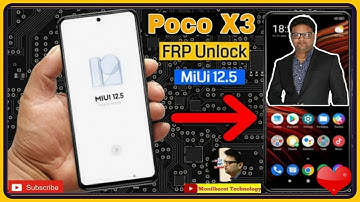 poco x3 frp bypass miui 12.5 l poco x3 frp unlock l poco x3 google account remove
