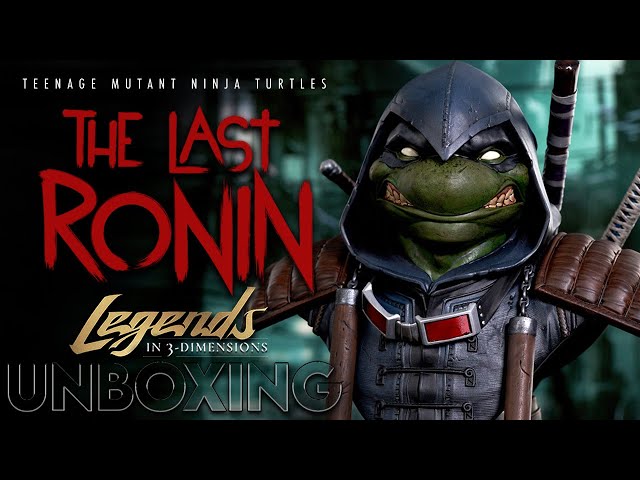 The Last Ronin TMNT Legends in 3D Bust Unboxing - YouTube