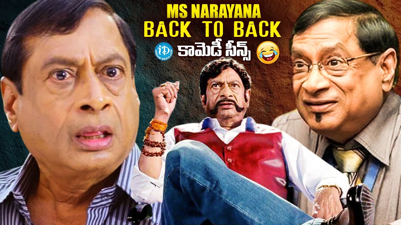 MS Narayana All Time Best Back To Back Hilarious Comedy Scenes | iDream Mixed Movies