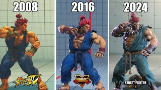 Street Fighter 4, 5, 6 - Akuma Raging Demon, Throws, Intro Victory Poses