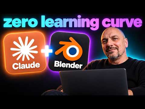 I Let AI Build My Blender Scenes | Claude + Blender MCP | Quick Setup Zero Learning Curve