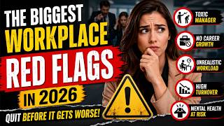 The Biggest Workplace Red Flags in 2026 (Quit Before It Gets Worse)