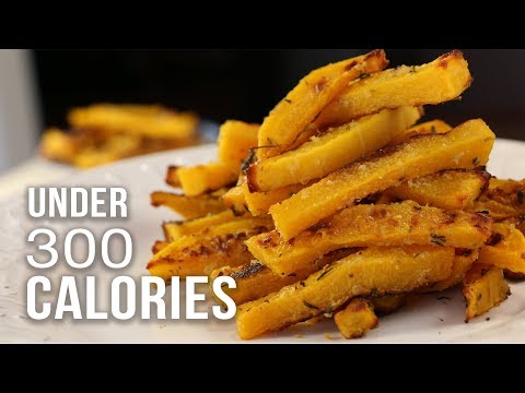 BUTTERNUT SQUASH FRIES UNDER 300 CALORIES