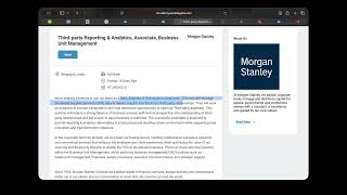 Morgan Stanley Hiring 2026 🔥 | Data, Analytics & AI Innovation Associate | SQL, Python, Power BI