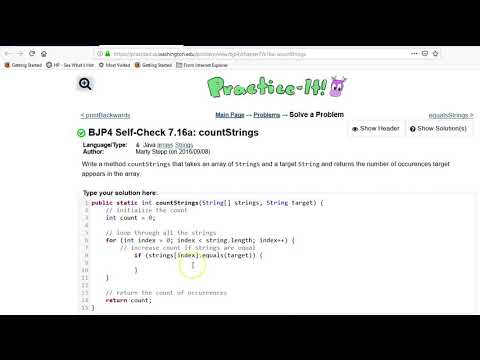 Building Java Programs Chapter 7.16a countStrings