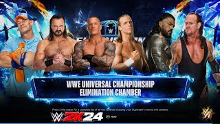 WWE 2K24- ELIMINATION CHAMBER MATCH | WWE 2K24 GAMEPLAY