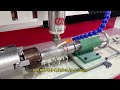 Stainless Steel Round Tube Multi Angle Drilling by DNC 1003DR1 4 Axis Metal CNC Drilling Machine