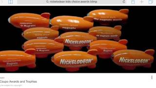 Nickelodean kids choice awards blimp