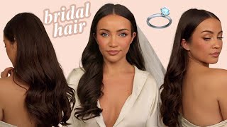 BRIDAL HAIR TUTORIAL: DIY for brides, bridesmaids, special events (dyson airwrap or wand)