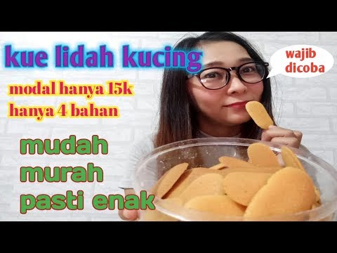 CARA MEMBUAT KUE KERING LIDAH KUCING || KUE LIDAH KUCING || by mama viola