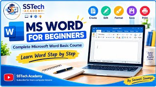 MS Word for Beginners | Complete Microsoft Word Basic Course | Learn Word Step by Step