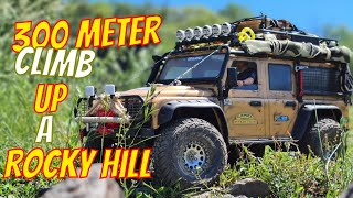 World Best Traxxas TRX4 Defender d110 Camel Trophy climbs the 300 meter peak RC Family ADVENTURE screenshot 4