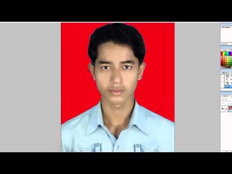 How to Change White Background on Passport Photos - YouTube