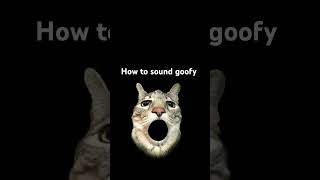 How to sound goofy ￼
