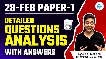UGC NET 2023 Exam Analysis  | 28 Feb Paper 1 Analysis | NETJRF With Aditi Mam | JRFAdda