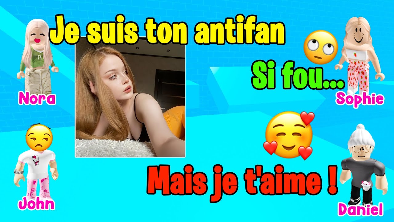 HISTOIRE ROBLOX | Je suis tombé amoureux de mon anti fan 🍄 - YouTube