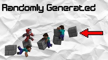 I made a Randomly Generated Parkour Map (Minecraft)