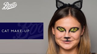 Halloween Make-up Tutorial | Cat Fancy Dress Look | Boots UK