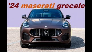 2024 MASERATI GRECALE – NEW IMPROVED COMPACT LUXURY CROSSOVER, IN CLEAR VIEWS; INTERIOR-EXTERIOR…