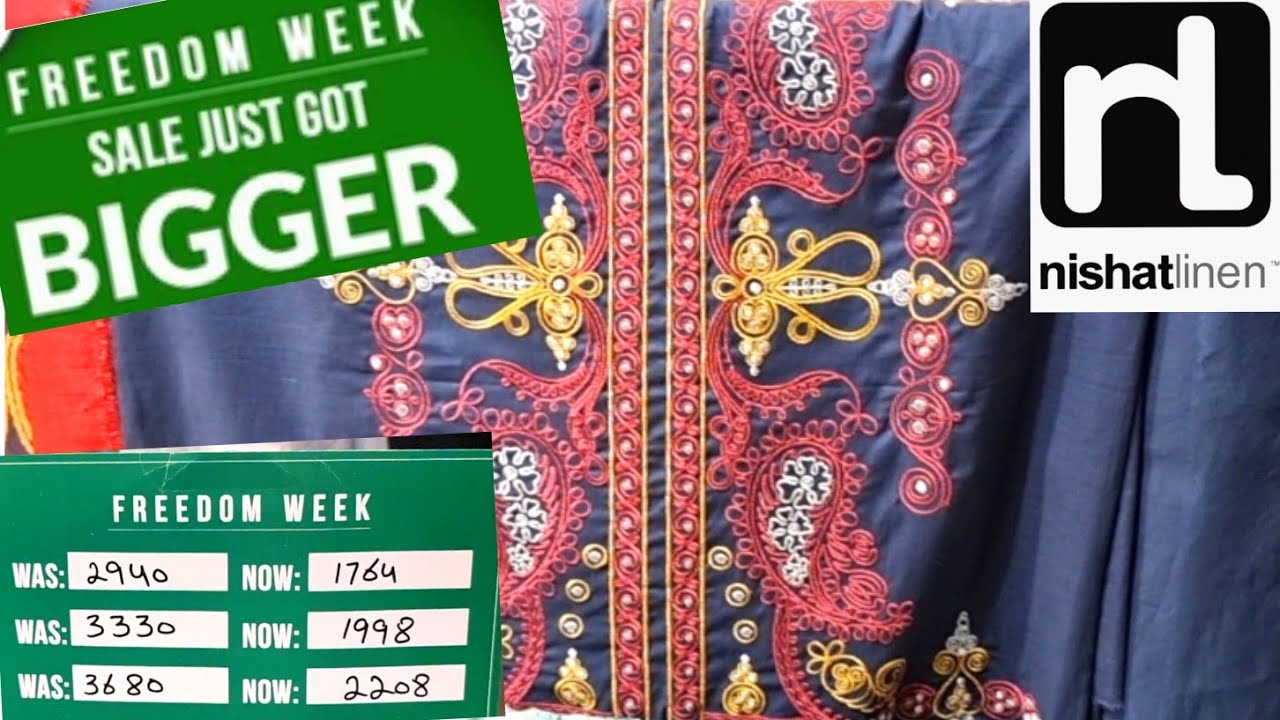 nishat linen freedom to buy 2021 nishat linen sale 2021 with price