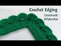 Crochet Wave Fan Edging - Tutorial | Girlybunches