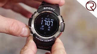 No.1 F6 Waterproof Outdoor Rugged Smartwatch Review - Under $40 - YouTube