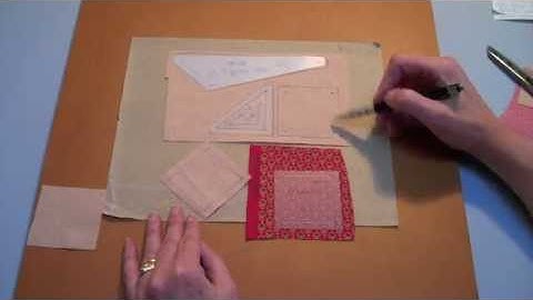 TEMPLATES -- Cutting Fabric w/ Templates (#7 of 7 videos) - LearnHowToQuilt.com BEGINNER BASICS