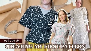Drafting a Wrap Top +Dress  Pattern | Learning Digital Pattern Drafting For Sewing