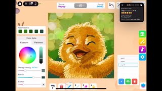 Draw like an AI | HAPPY DUCK DRAWING IN 10 MINUTES | ROBLOX | SPEED DRAW | TIMELAPSE | LEXI DRAW