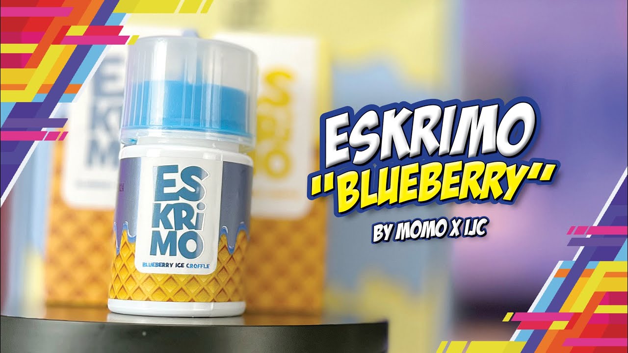 Eskrimo Blueberry Ice Croffle by Momo x IJC