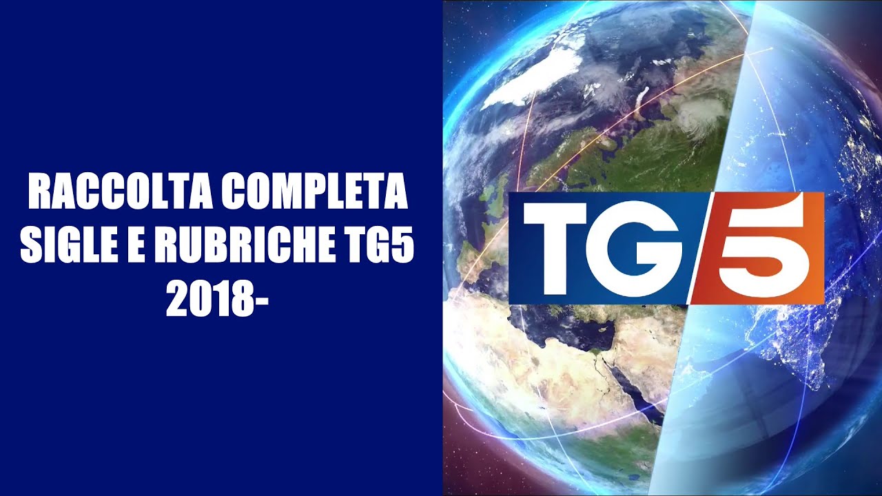 Raccolta Completa Sigle e Rubriche tg5 2018-