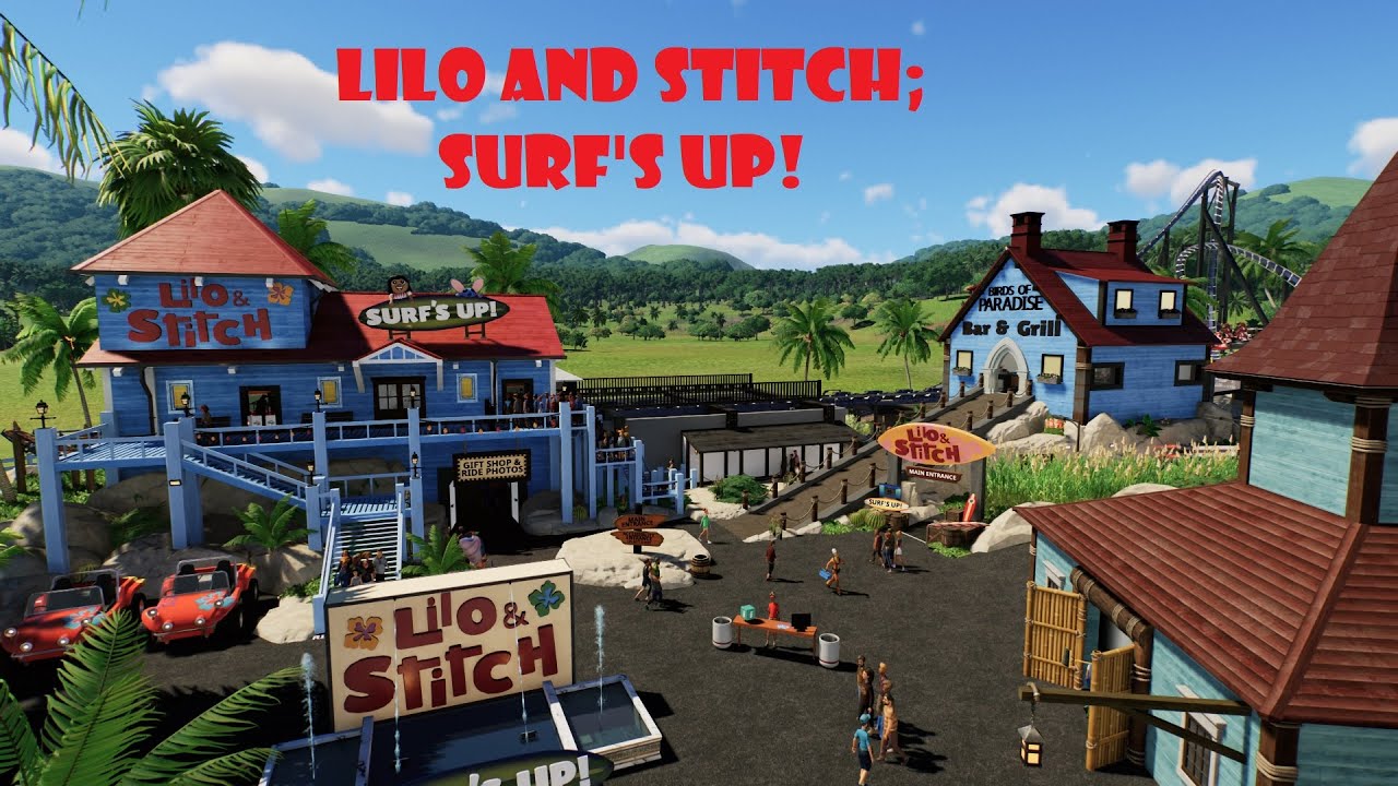Lilo & Stitch; Surf's Up! #planetcoaster #planetcoaster2 #liloandstitch #Lilo&Stitch #disney