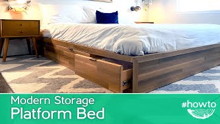 How to Make a Modern Platform Bed with Storage and Style How to Make a Modern Platform Bed with Storage and Style