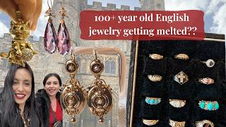 VLOG: Saving vintage jewelry from being melted in the UK!