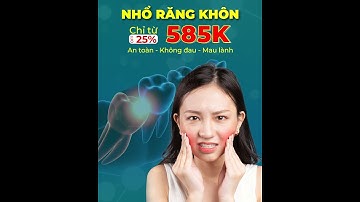 NHỔ RĂNG KHÔN MỌC LỆCH NGAY NHA CÁC BẠN!