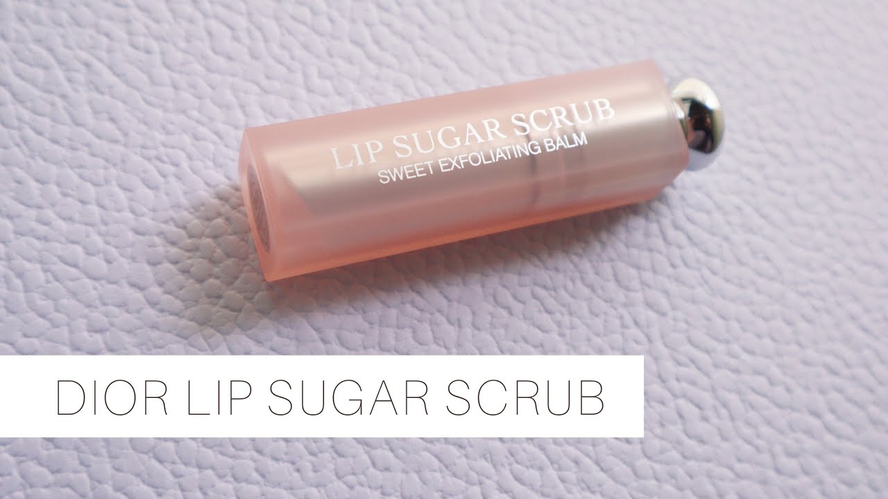 DIOR LIP SUGAR SCRUB Dior exfoliating balm YouTube