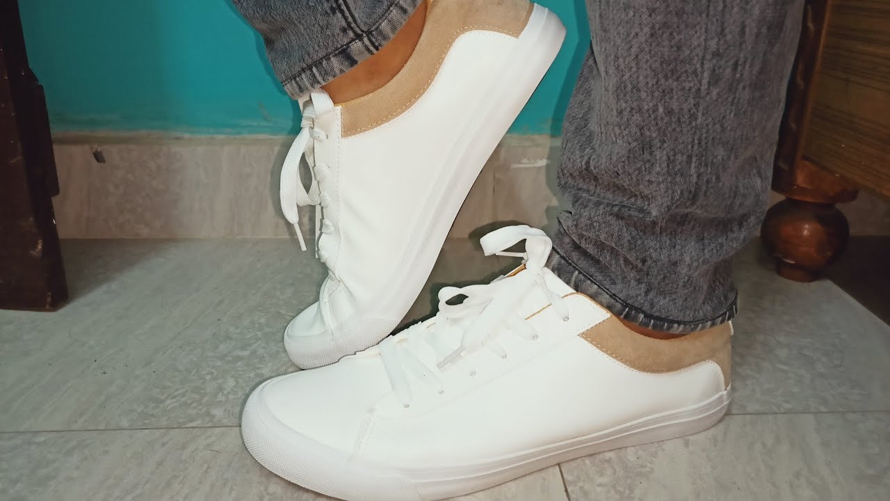 AFFORDABLE WHITE SNEAKERS FOR MEN FROM 450 INR | SNEAKERS FOR MEN INDIA |  SNEAKER HAUL - YouTube
